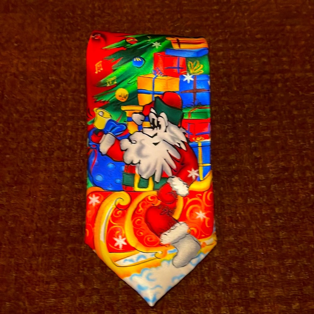 J. Garcia Christmas Necktie, “The Fox Trot” Collection 60. Never worn. Pristine